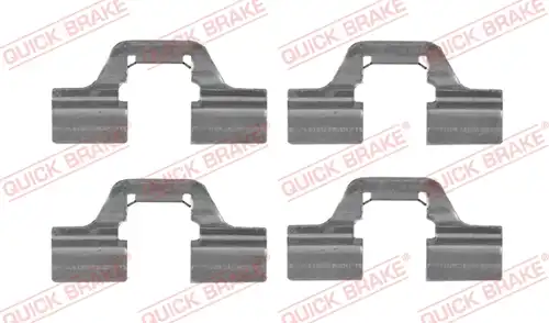 комплект принадлежности, дискови накладки QUICK BRAKE 109-1749