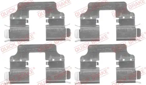 комплект принадлежности, дискови накладки QUICK BRAKE 109-1750