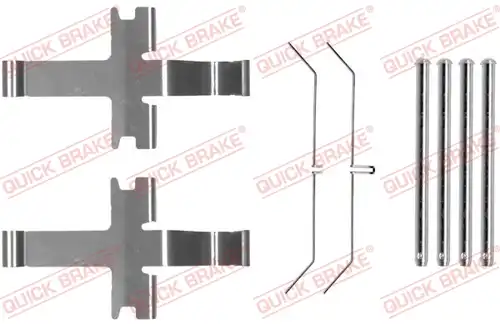 комплект принадлежности, дискови накладки QUICK BRAKE 109-1752