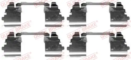 комплект принадлежности, дискови накладки QUICK BRAKE 109-1768