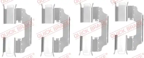 комплект принадлежности, дискови накладки QUICK BRAKE 109-1770