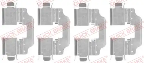 комплект принадлежности, дискови накладки QUICK BRAKE 109-1773