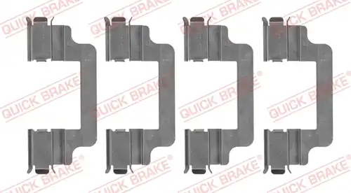 комплект принадлежности, дискови накладки QUICK BRAKE 109-1779