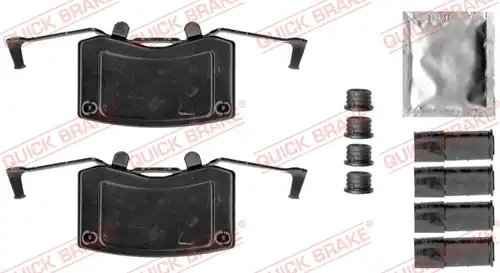 комплект принадлежности, дискови накладки QUICK BRAKE 109-1787