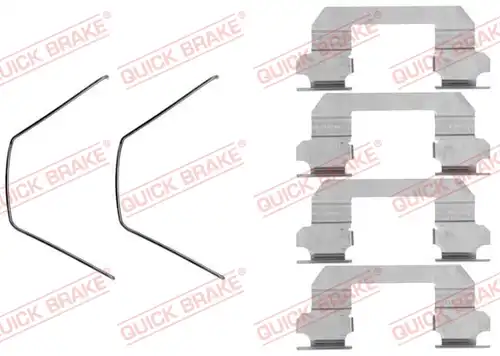 комплект принадлежности, дискови накладки QUICK BRAKE 109-1789