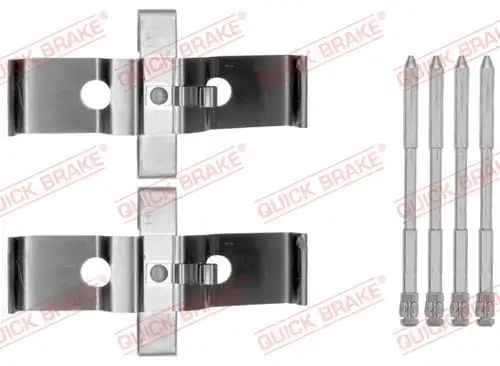 комплект принадлежности, дискови накладки QUICK BRAKE 109-1796