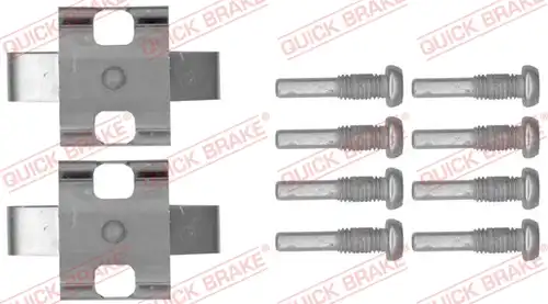 комплект принадлежности, дискови накладки QUICK BRAKE 109-1802