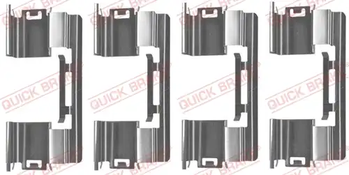 комплект принадлежности, дискови накладки QUICK BRAKE 109-1813