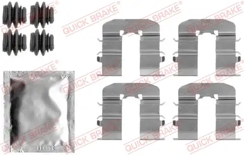 комплект принадлежности, дискови накладки QUICK BRAKE 109-1814