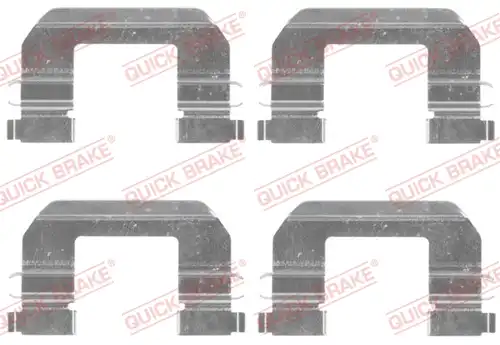 комплект принадлежности, дискови накладки QUICK BRAKE 109-1825