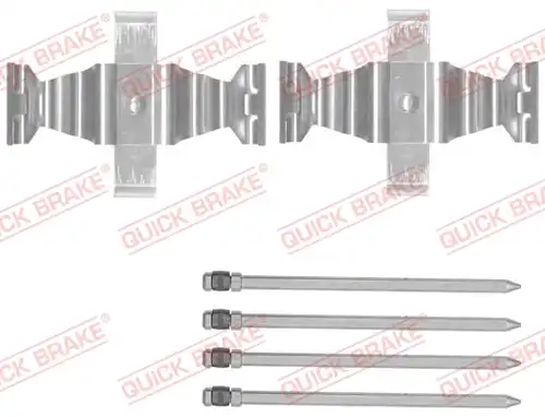 комплект принадлежности, дискови накладки QUICK BRAKE 109-1829