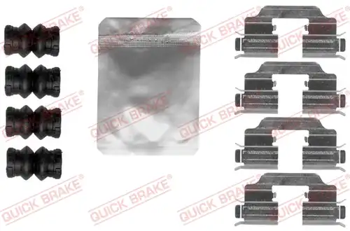 комплект принадлежности, дискови накладки QUICK BRAKE 109-1832