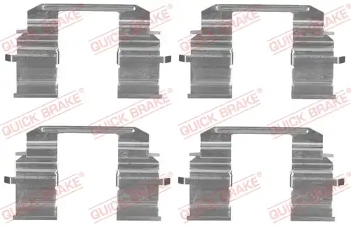 комплект принадлежности, дискови накладки QUICK BRAKE 109-1833