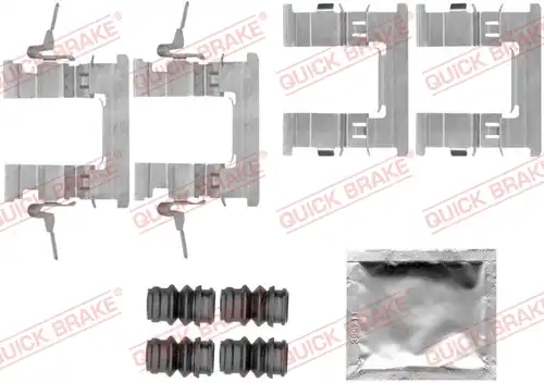 комплект принадлежности, дискови накладки QUICK BRAKE 109-1842