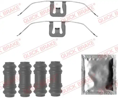 комплект принадлежности, дискови накладки QUICK BRAKE 109-1845