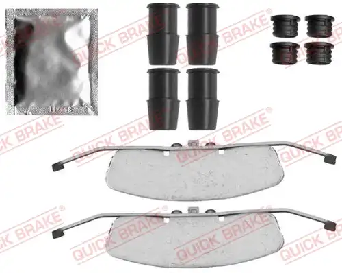 комплект принадлежности, дискови накладки QUICK BRAKE 109-1846