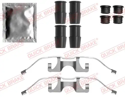 комплект принадлежности, дискови накладки QUICK BRAKE 109-1849