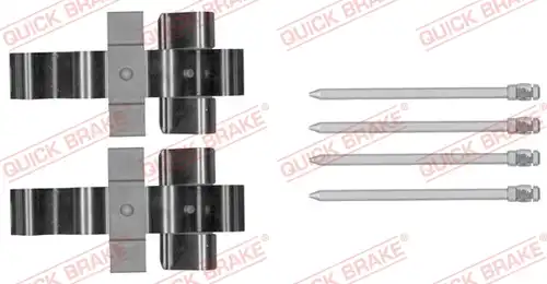 комплект принадлежности, дискови накладки QUICK BRAKE 109-1852
