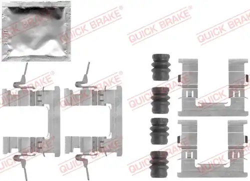 комплект принадлежности, дискови накладки QUICK BRAKE 109-1853