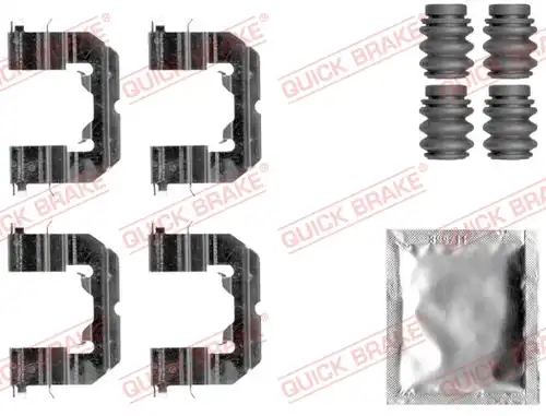 комплект принадлежности, дискови накладки QUICK BRAKE 109-1859