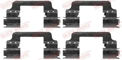 комплект принадлежности, дискови накладки QUICK BRAKE 109-1864