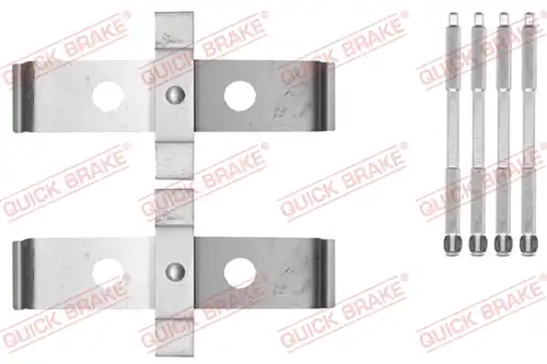 комплект принадлежности, дискови накладки QUICK BRAKE 109-1876