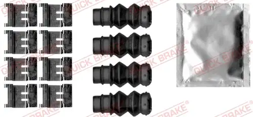 комплект принадлежности, дискови накладки QUICK BRAKE 109-1877