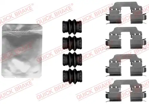 комплект принадлежности, дискови накладки QUICK BRAKE 109-1881