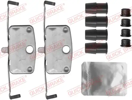 комплект принадлежности, дискови накладки QUICK BRAKE 109-1882