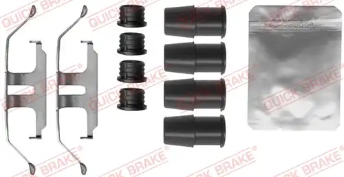 комплект принадлежности, дискови накладки QUICK BRAKE 109-1884
