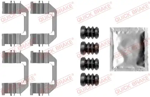комплект принадлежности, дискови накладки QUICK BRAKE 109-1888