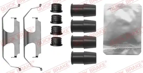 комплект принадлежности, дискови накладки QUICK BRAKE 109-1889