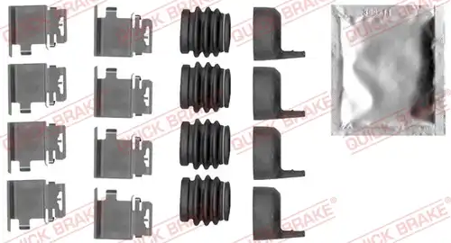 комплект принадлежности, дискови накладки QUICK BRAKE 109-1890