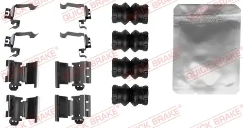 комплект принадлежности, дискови накладки QUICK BRAKE 109-1897