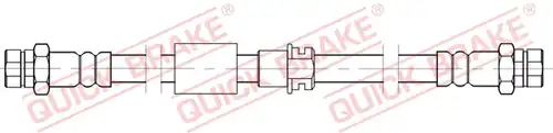 спирачен маркуч QUICK BRAKE 22.931