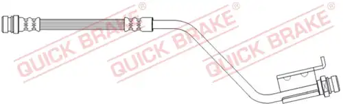 спирачен маркуч QUICK BRAKE 22.946