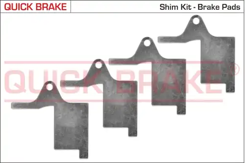 анти-вибрационно фолио, накладки QUICK BRAKE 2896K