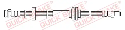 спирачен маркуч QUICK BRAKE 32.210