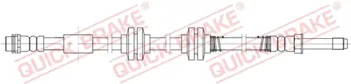 спирачен маркуч QUICK BRAKE 32.825