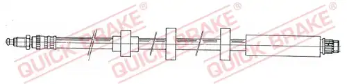 спирачен маркуч QUICK BRAKE 32.909