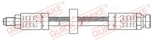 спирачен маркуч QUICK BRAKE 32.989