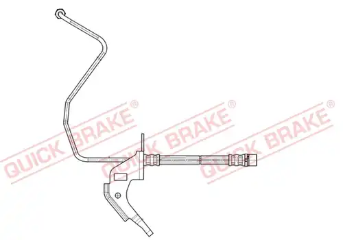 спирачен маркуч QUICK BRAKE 35.913