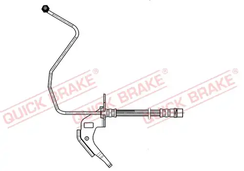 спирачен маркуч QUICK BRAKE 35.914