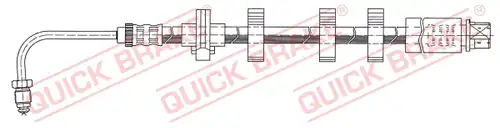 спирачен маркуч QUICK BRAKE 37.908