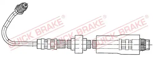 спирачен маркуч QUICK BRAKE 37.930