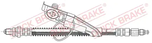 спирачен маркуч QUICK BRAKE 42.916