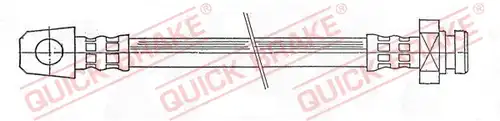 спирачен маркуч QUICK BRAKE 50.021
