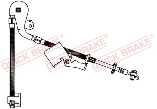 спирачен маркуч QUICK BRAKE 50.704X