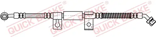 спирачен маркуч QUICK BRAKE 50.706