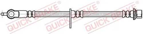 спирачен маркуч QUICK BRAKE 50.711